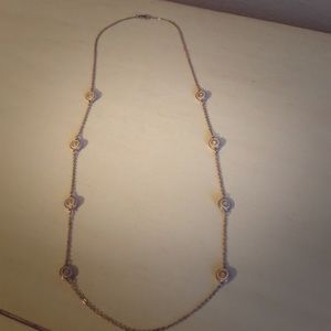 Long statement necklace